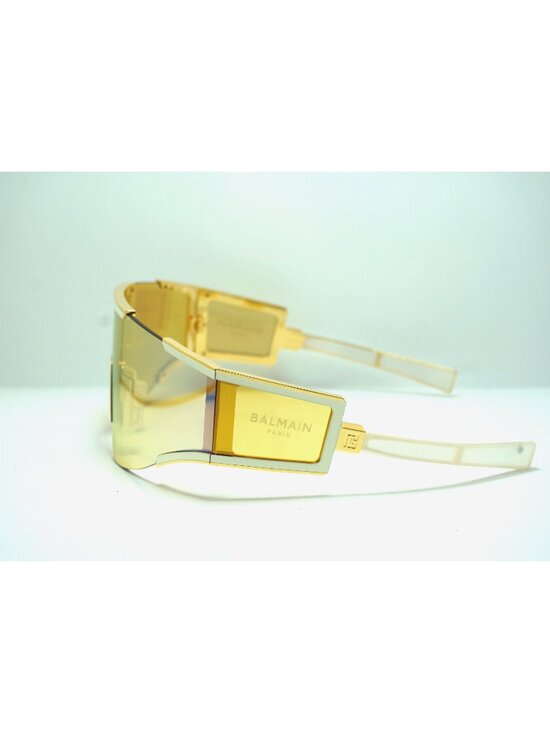 BALMAIN FLECHE BPS-138B-141 / GLD-BNE/ CAT 1 Gold France Designer Sunglasses main image 5